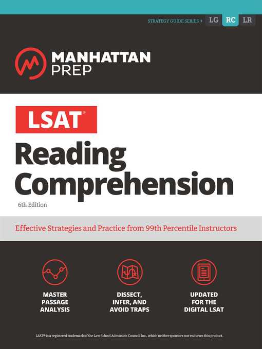 Title details for LSAT Reading Comprehension by Manhattan Prep - Available